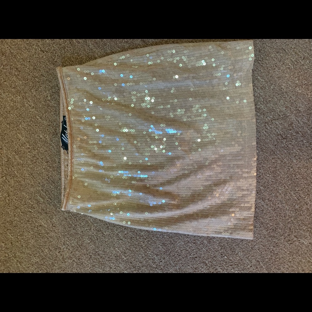 NWT Motel Sequin Mini Skirt